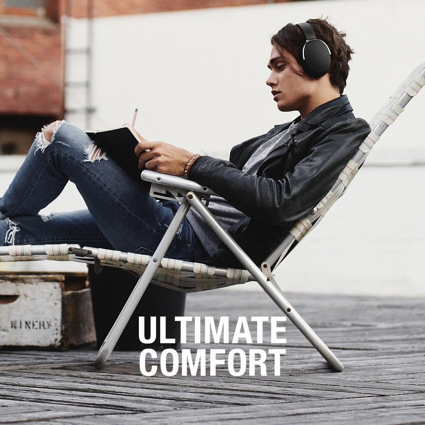 Skullcandy Hesh 3 Bluetooth Wireless Over - Ear Headphones with Microphone, Rapid Charge 22 - Hour Battery, Foldable, Memory Foam Ear Cushions for Comfortable All - Day Fit, Black - nextstepper