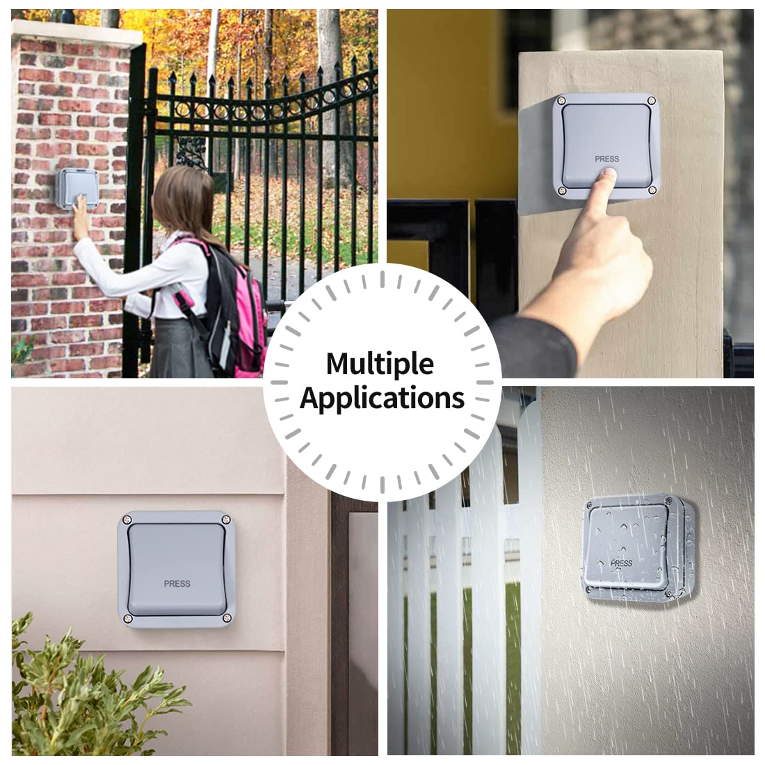 TOPENS TC148 Waterproof Wired Wall Push Button