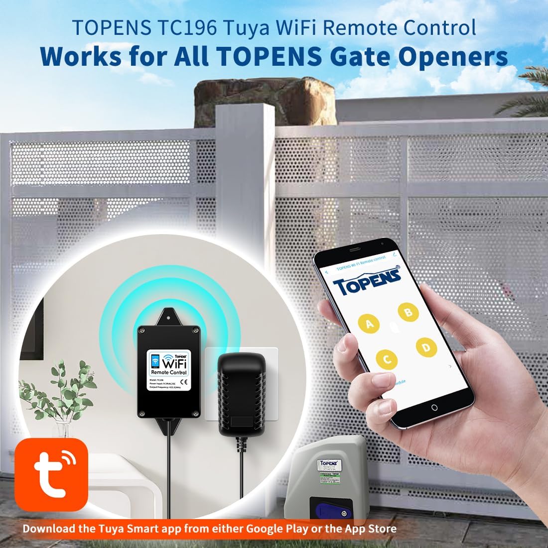 TOPENS TC196 Tuya WiFi Remote Control