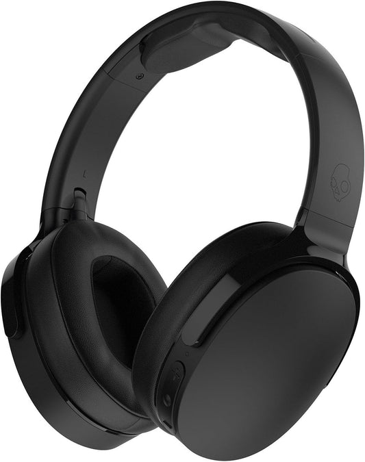 Skullcandy Hesh 3 Bluetooth Wireless Over-Ear Headphones with Microphone, Rapid Charge 22-Hour Battery, Foldable, Memory Foam Ear Cushions for Comfortable All-Day Fit, Black