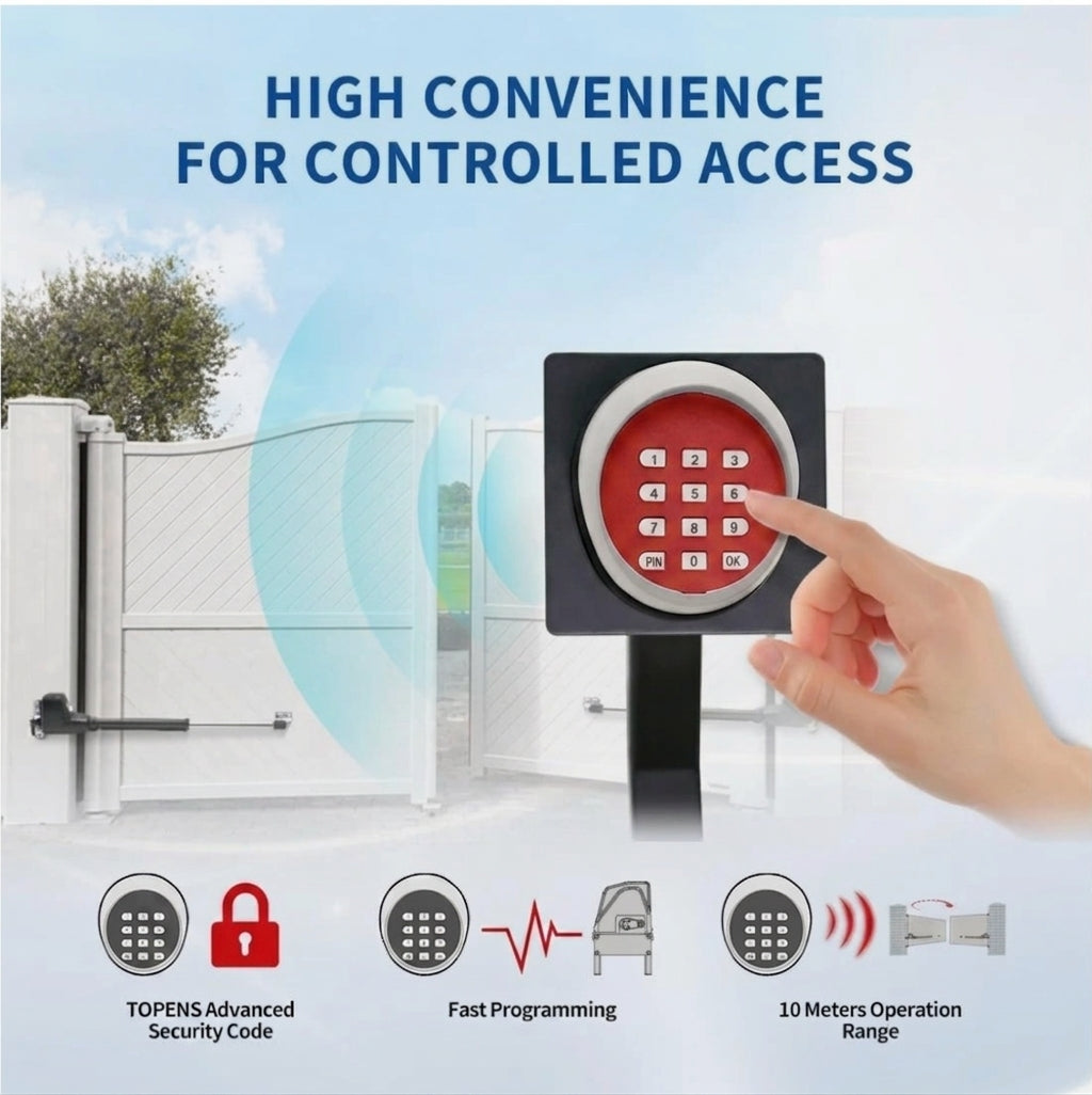 TKP3 Wireless Keypad Security Control for Automatic Swing Gliding Gate