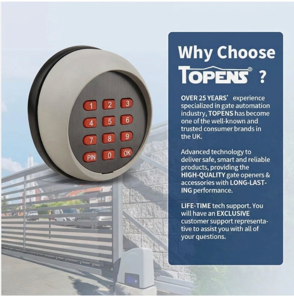 TKP3 Wireless Keypad Security Control for Automatic Swing Gliding Gate