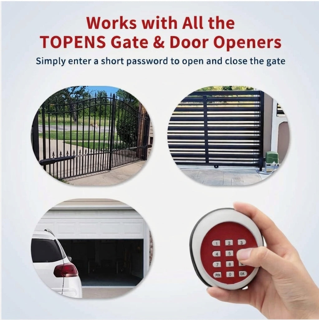 TKP3 Wireless Keypad Security Control for Automatic Swing Gliding Gate
