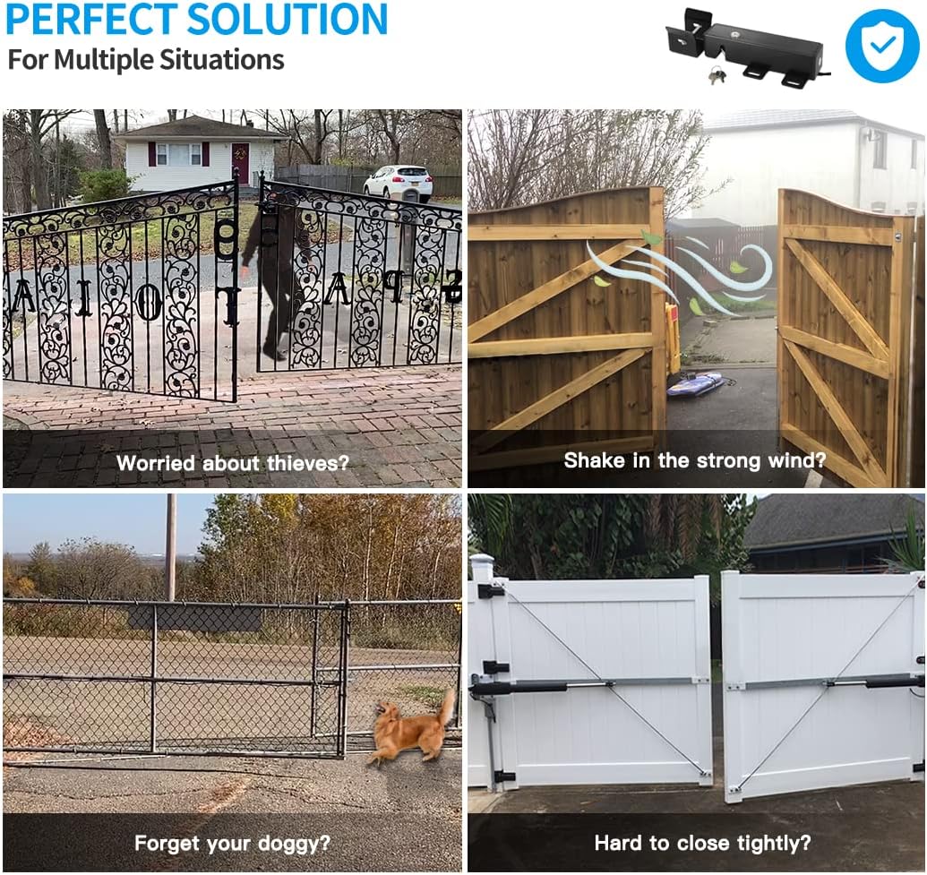 TOPENS ET24 Electric Gate Lock for 24VDC Automatic Swing Gate Opener - Nextstepper